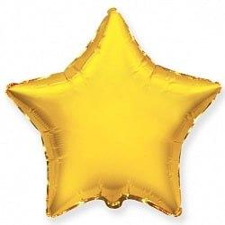 Foil balloon "Golden star"