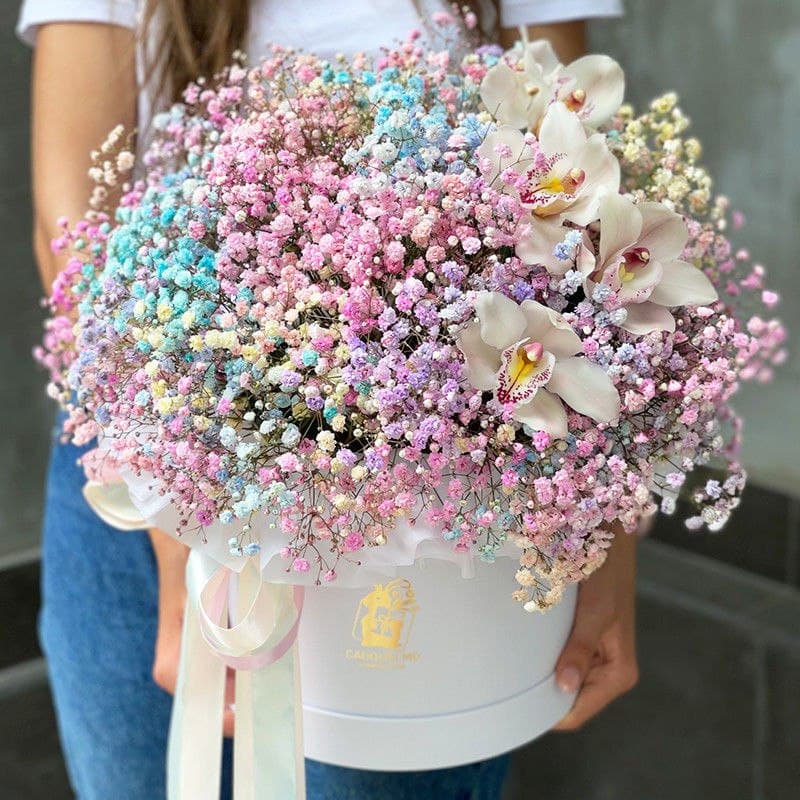 Коробка гипсофилы №7