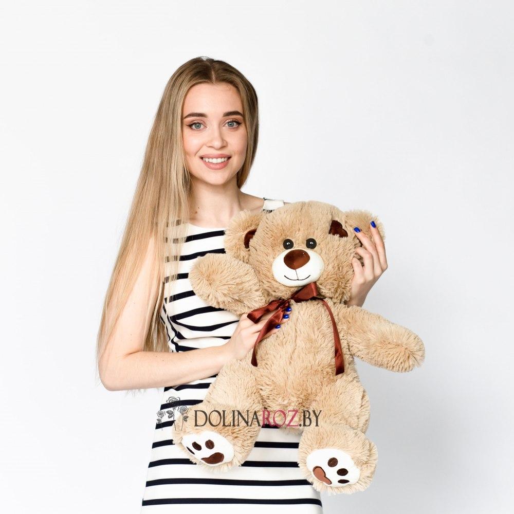 Teddy bear "Tony" latte 65 cm