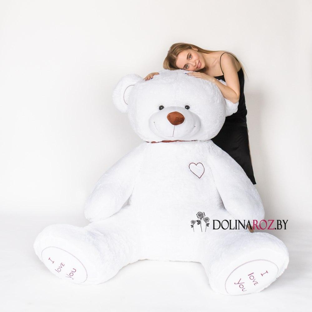 Teddy bear "Felix" white 230 cm