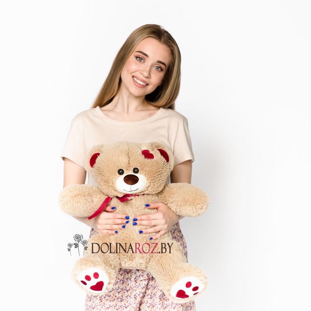 Teddy bear "Kelvin" latte 65 cm