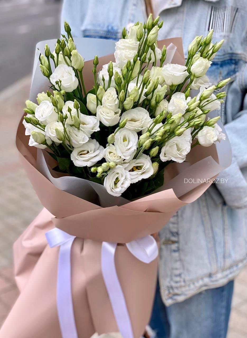 Bouquet of eustoma "Tender"