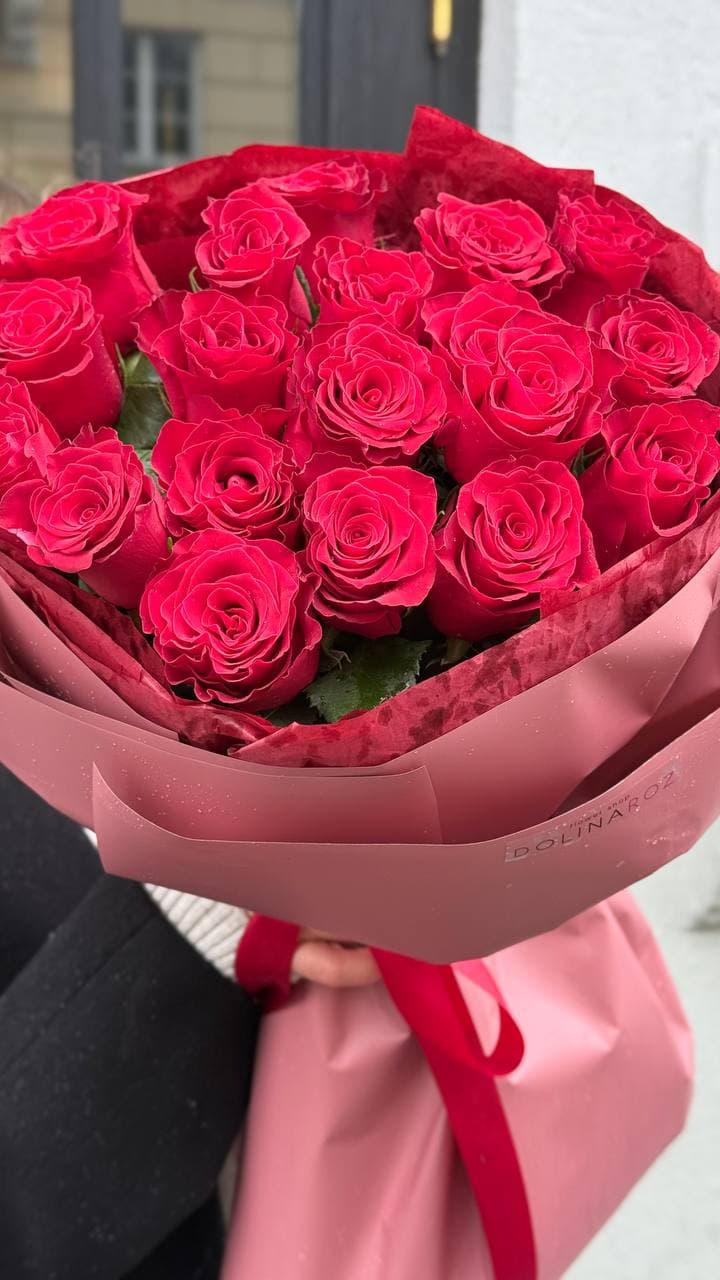 Букет роз "Пестрый"