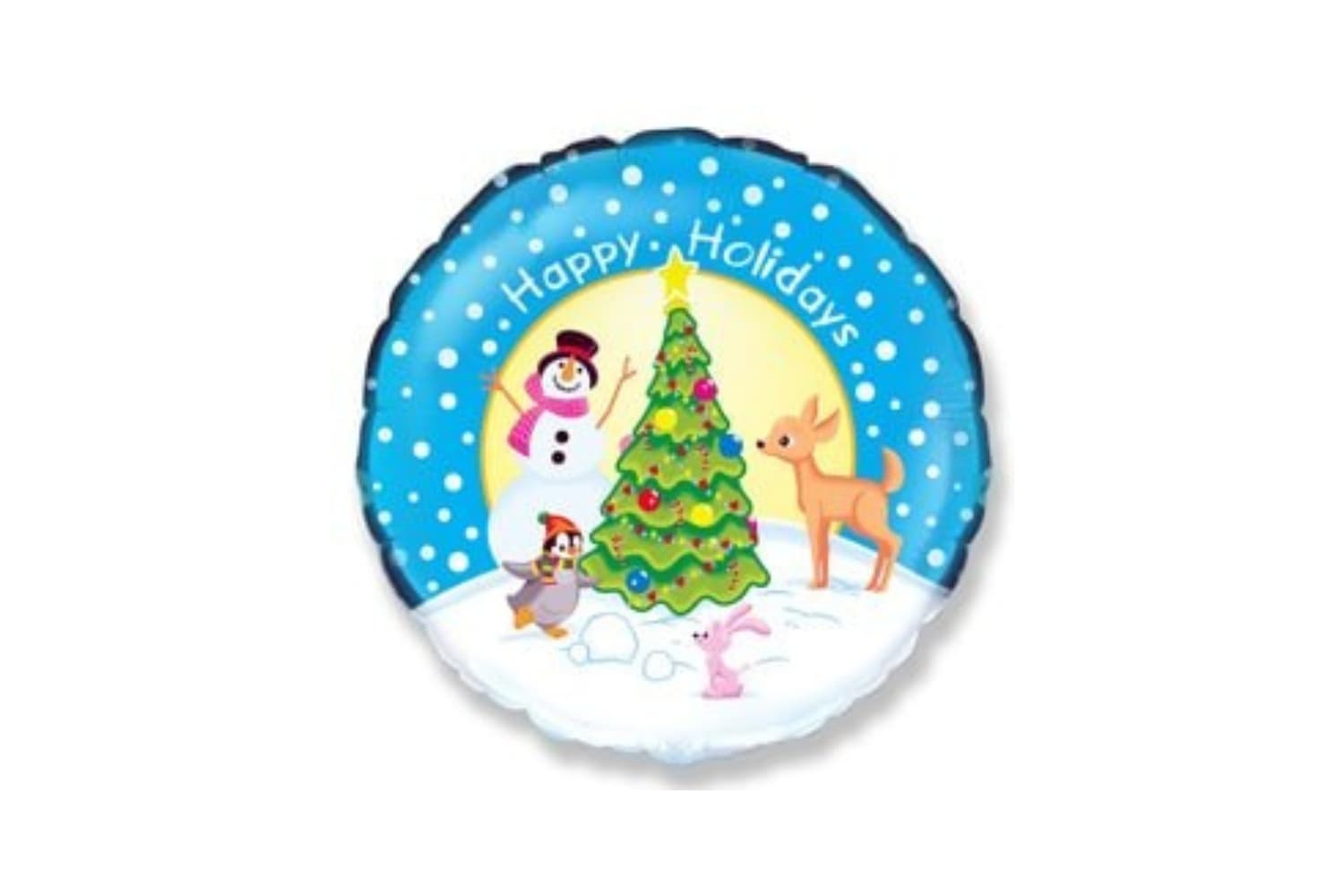 Foil balloon "Merry Christmas"
