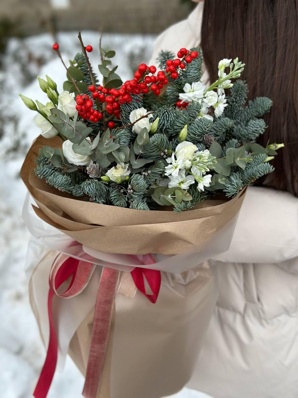 Composite bouquet "Winter No. 7"