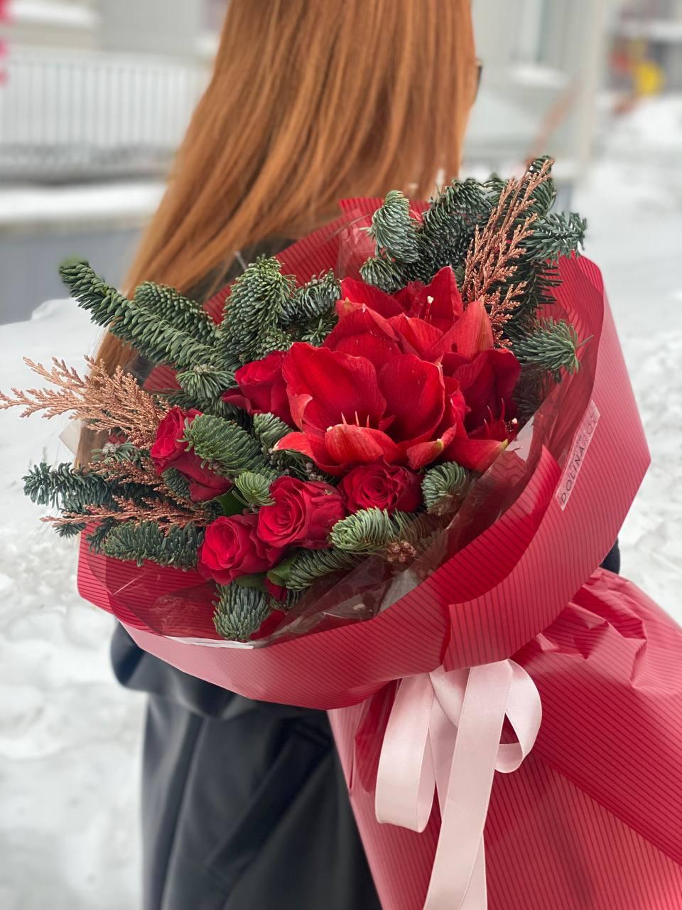 Composite bouquet "Winter No. 8"