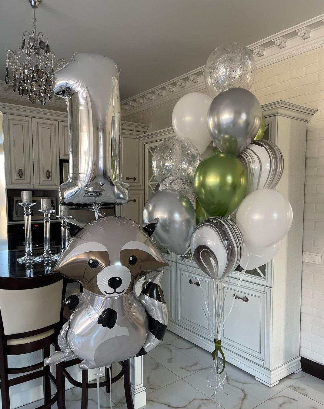 Foil balloon "Raccoon"