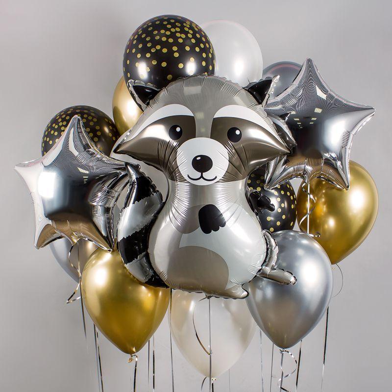 Foil balloon "Raccoon"