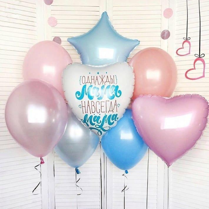 Foil balloon "Once a mom, always a mom"