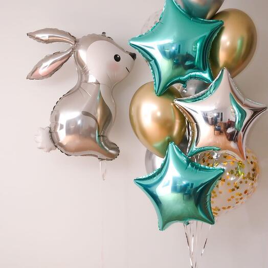 Foil balloon "Bunny"