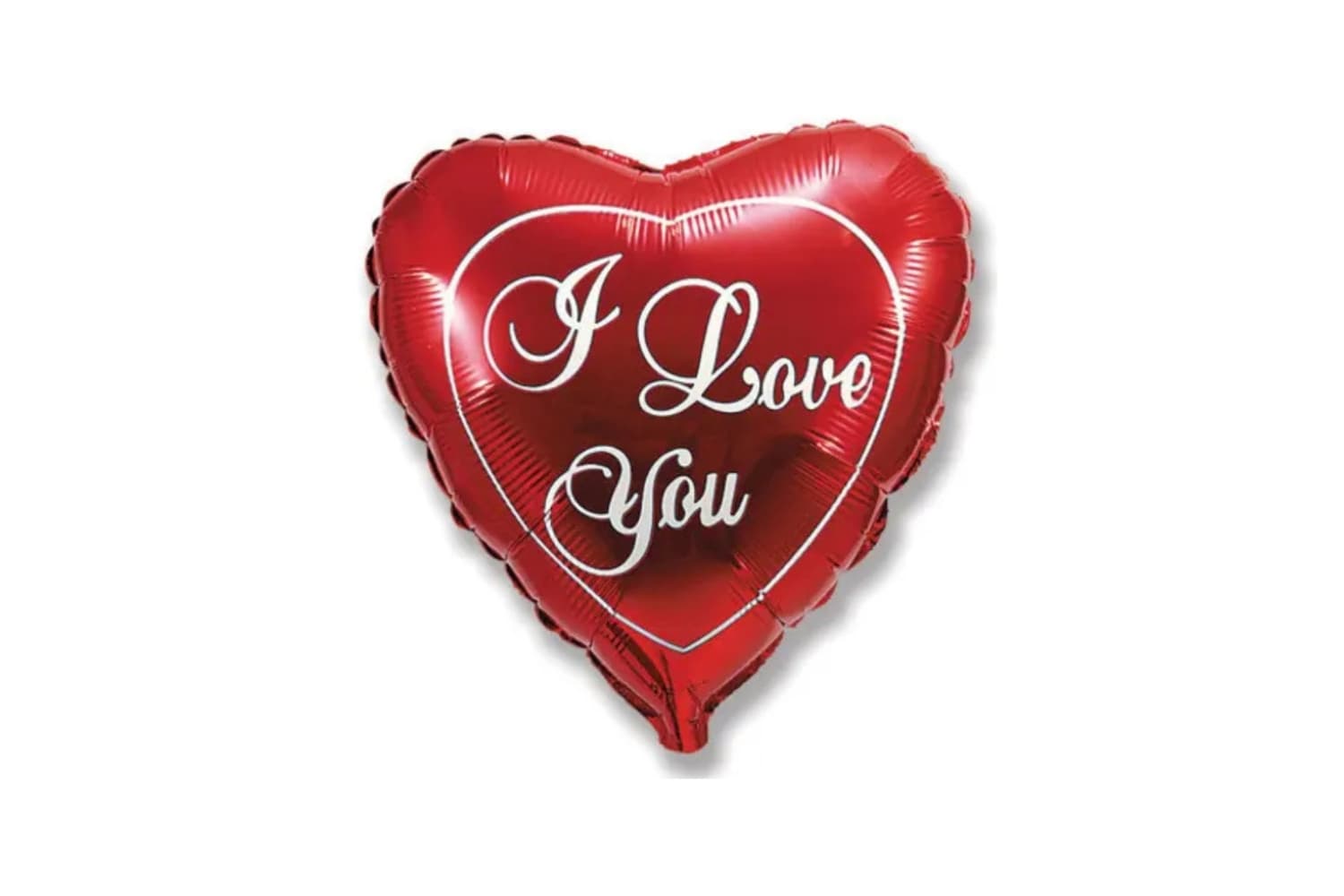 Фольгированный шар "Сердце. I love you. 61 см"