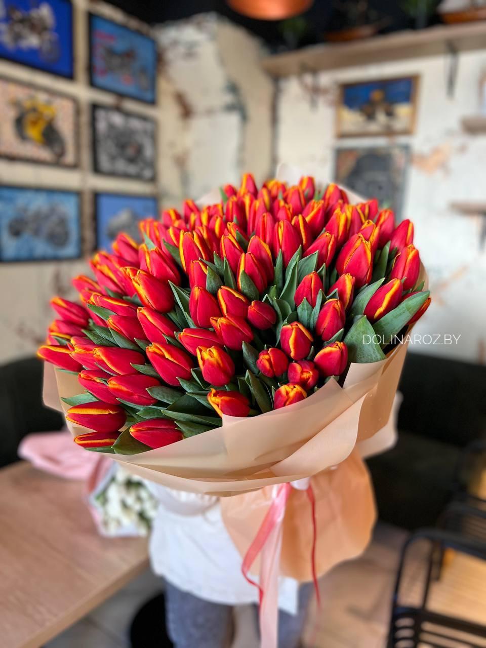 Bouquet of tulips "Body 101"