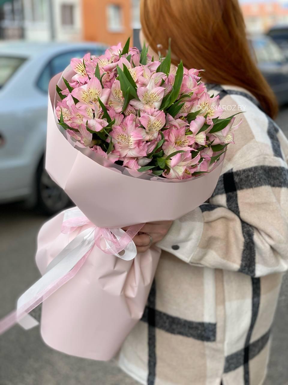 Bouquet of alstroemerias "Pink"