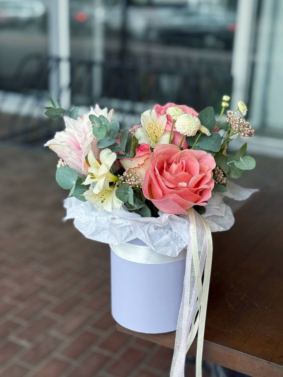 Flowers in box No. 8