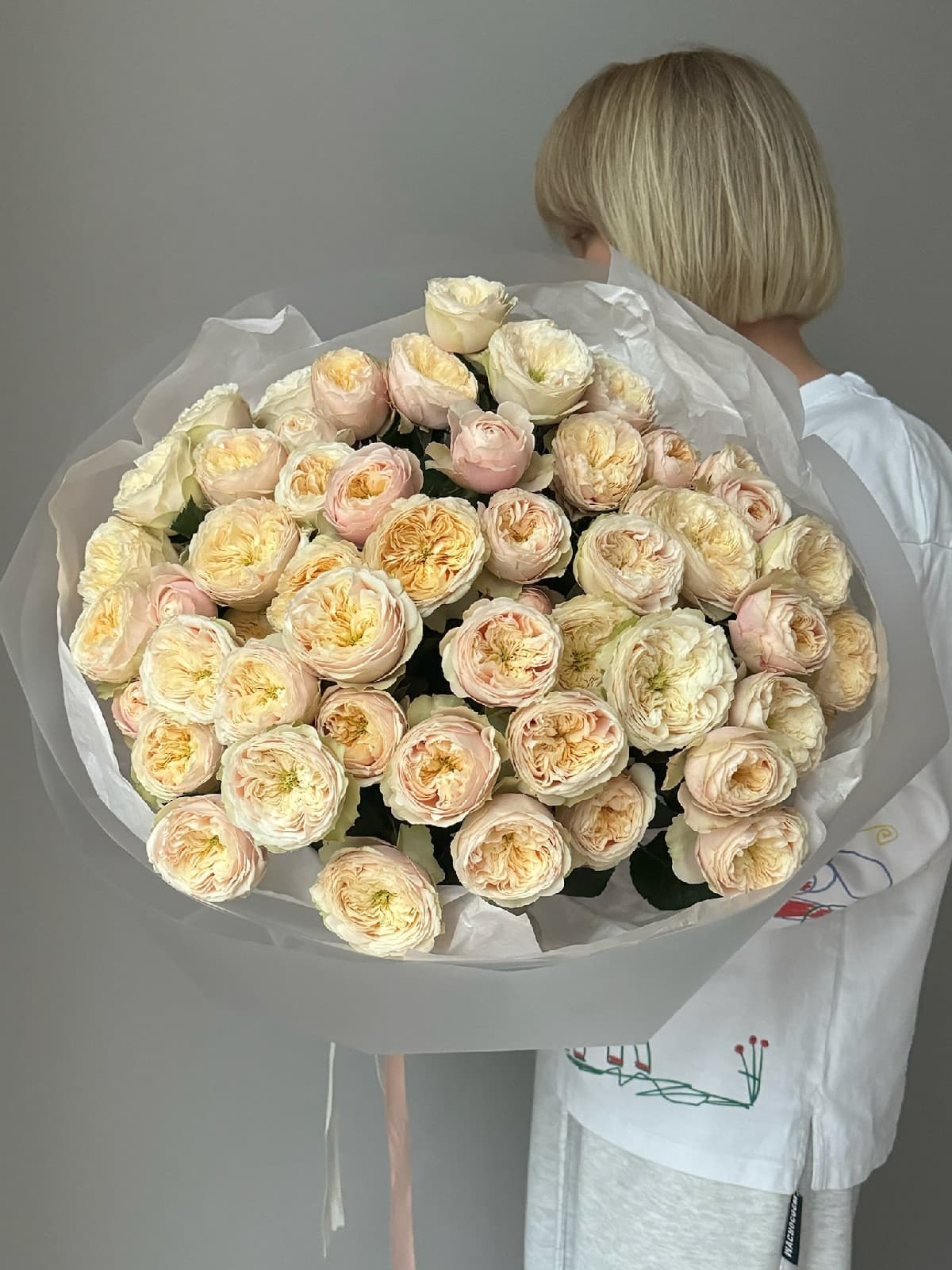 Кустовая пионовидная роза Дарлингтон (Darlington)