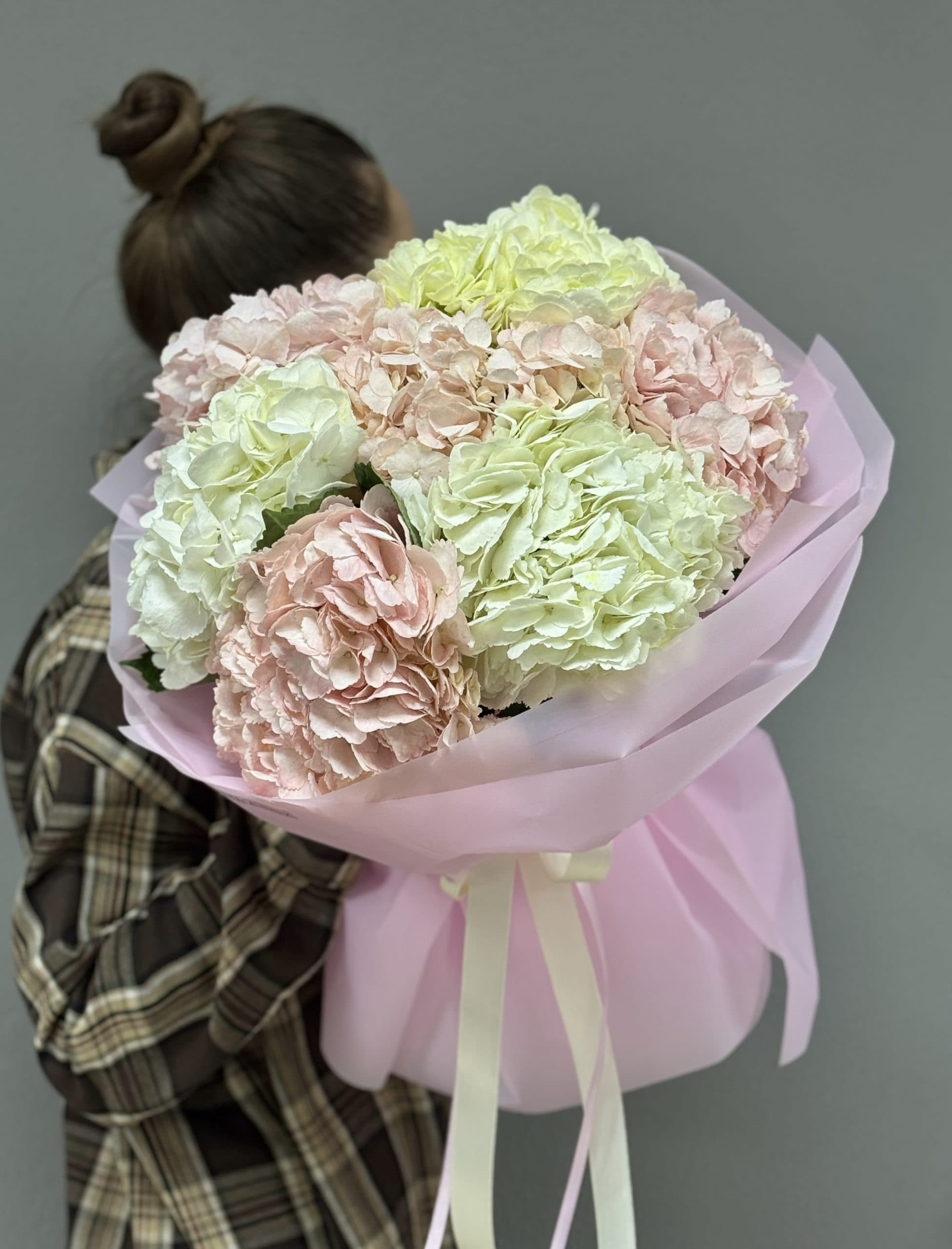 Букет гортензий "7 микс Колумбия"