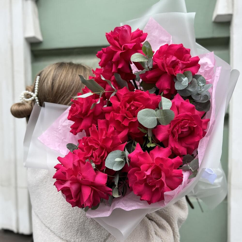 "Французская" роза (ярко-розовая)