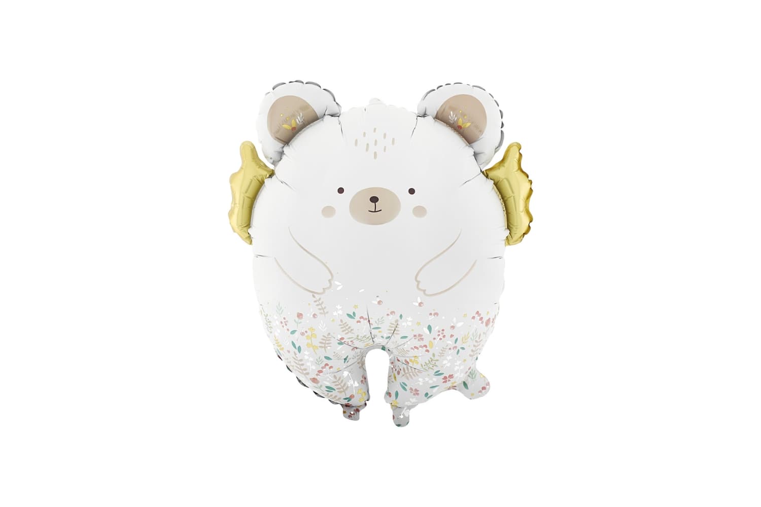 Фольгированный шар "Мишка с золотыми крылышками"