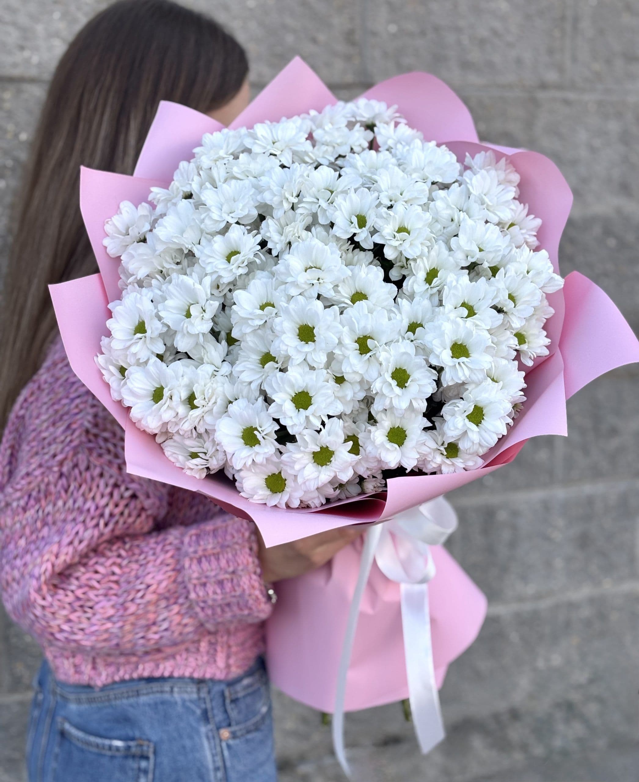 11 white daisies "Turin"