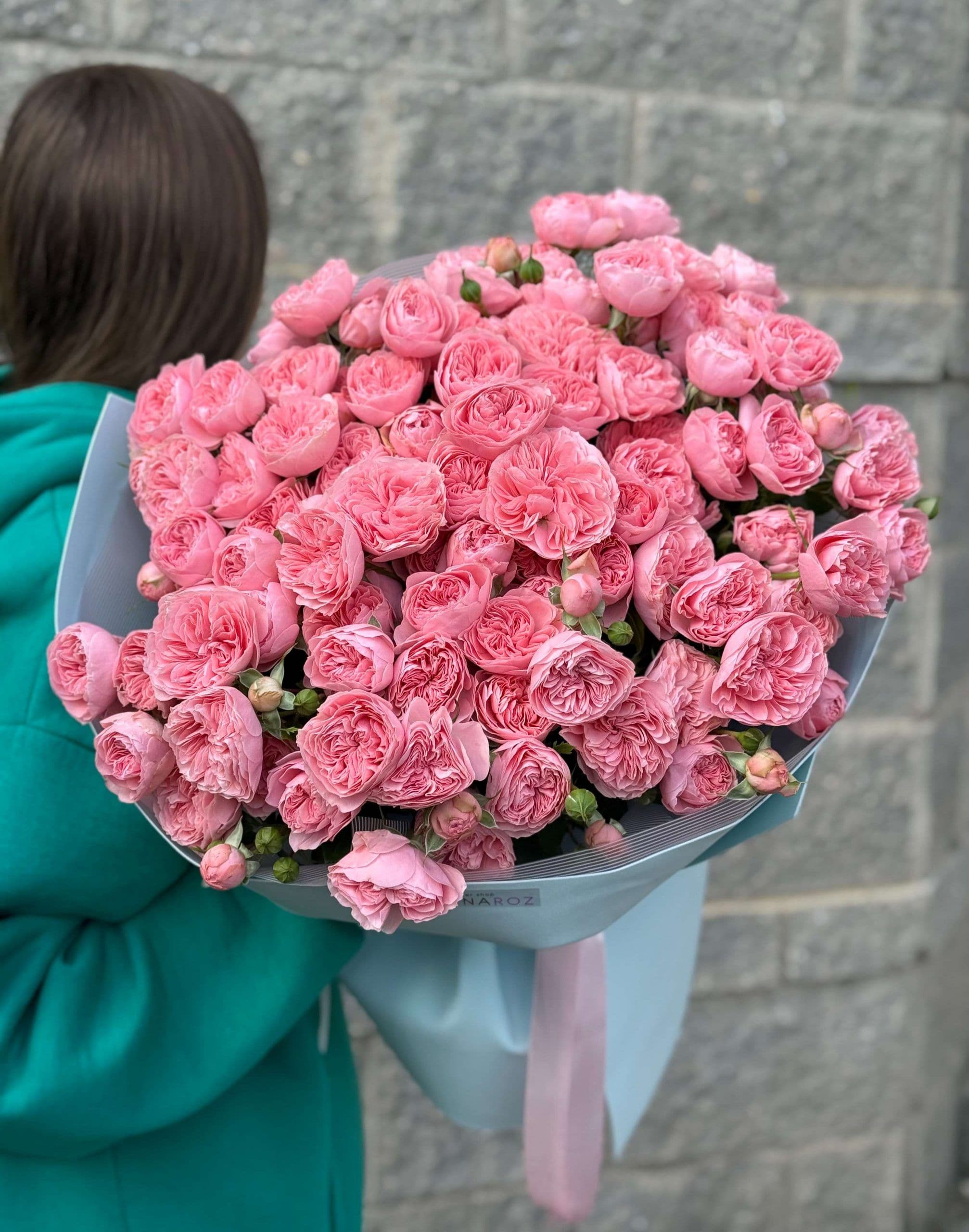Bouquet of roses "Praline"
