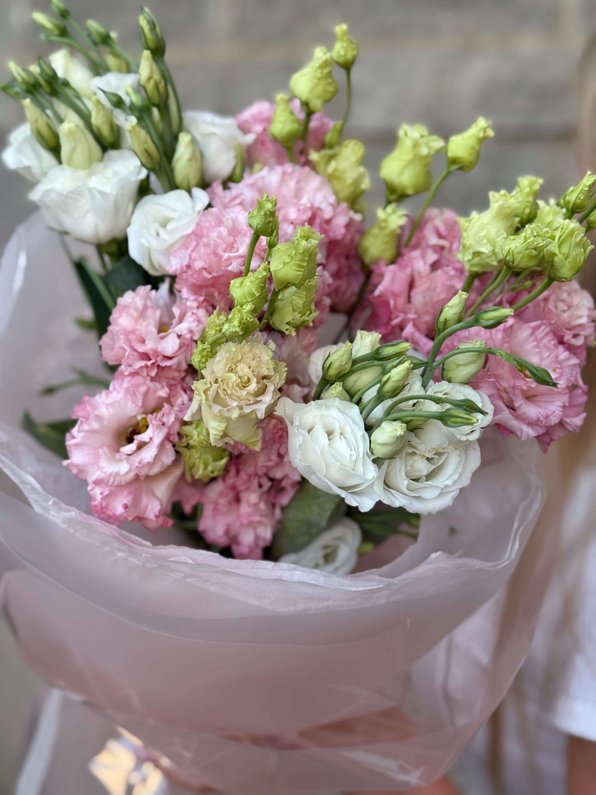 Bouquet of eustoma "Milada"