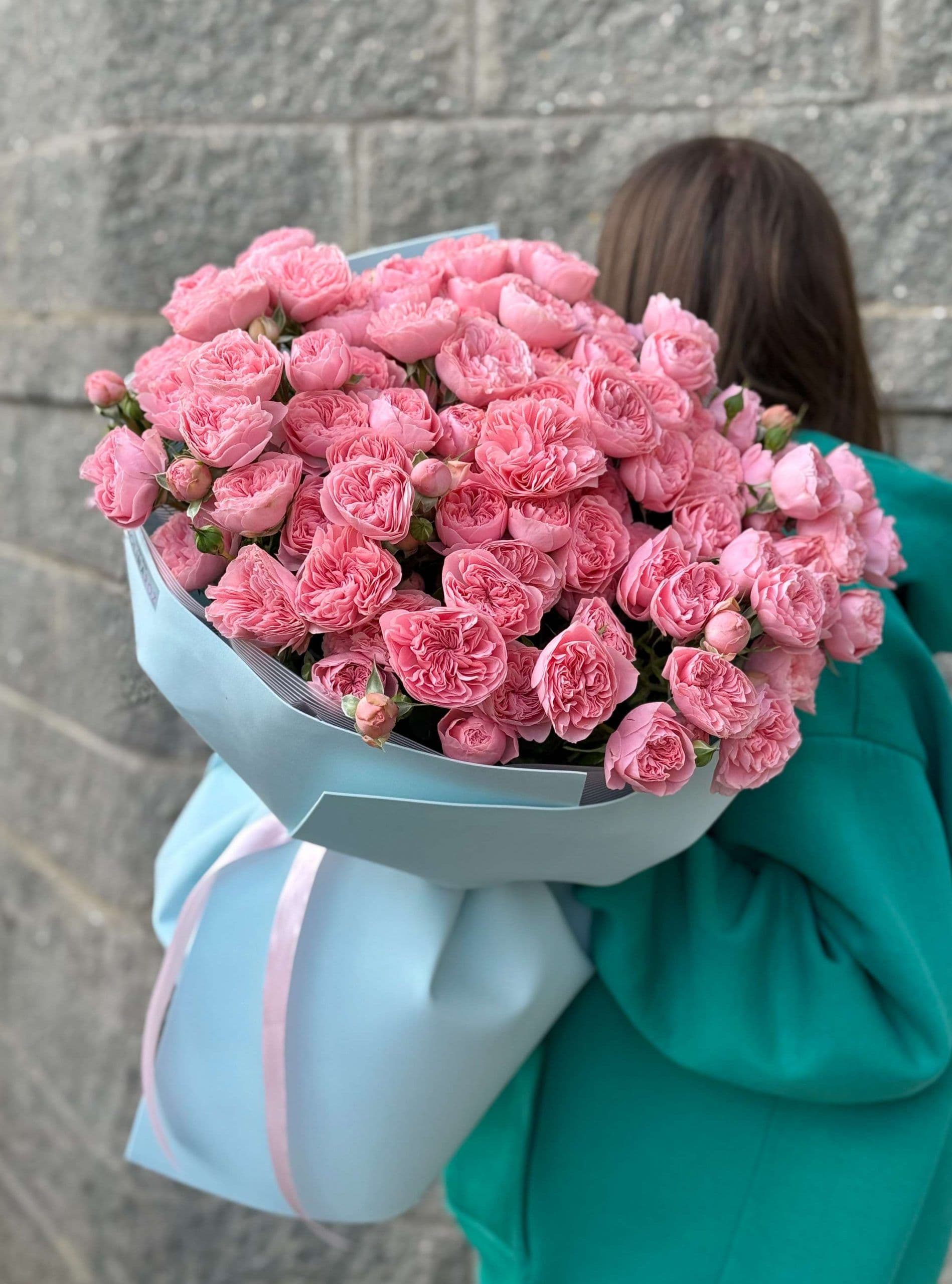 Bouquet of roses "Praline"