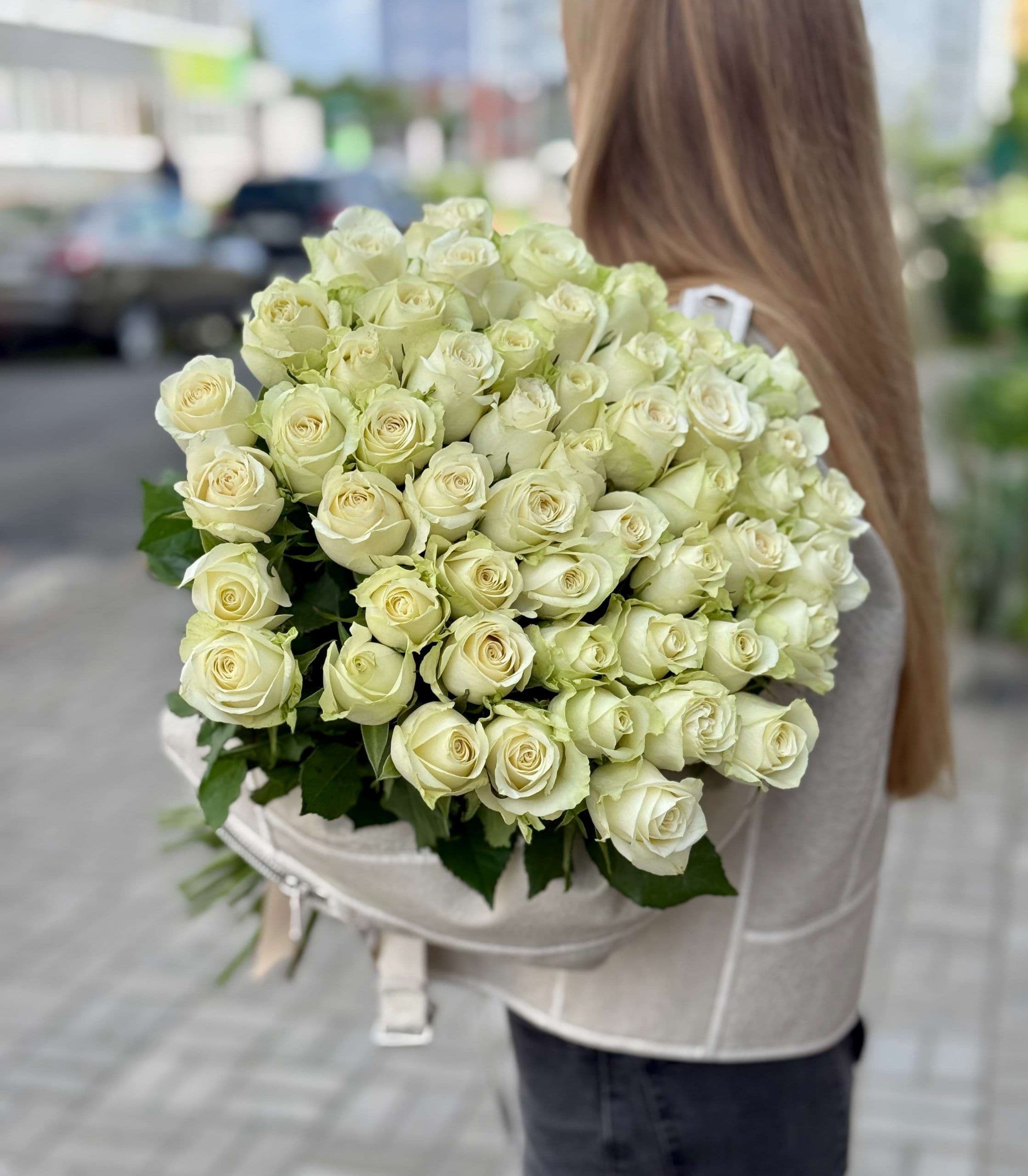 Bouquet of roses "Lush"