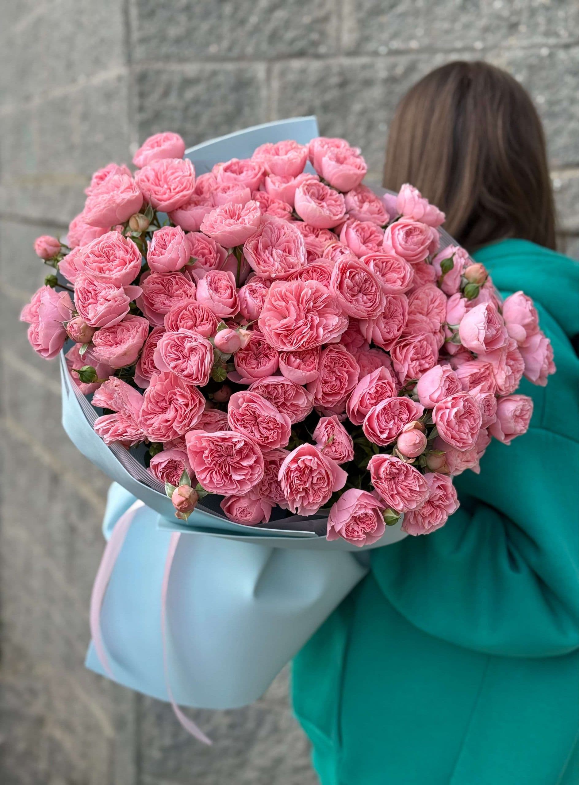 Bouquet of roses "Praline"