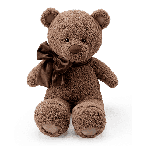 "Cody the Brown Bear with a Bow" plush toy