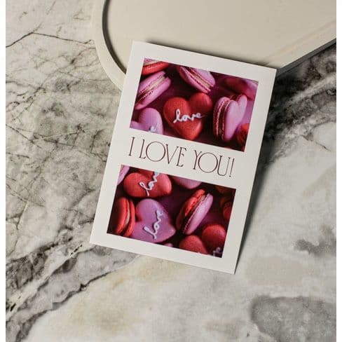 Фотокарточка "I love you! Макаруны"