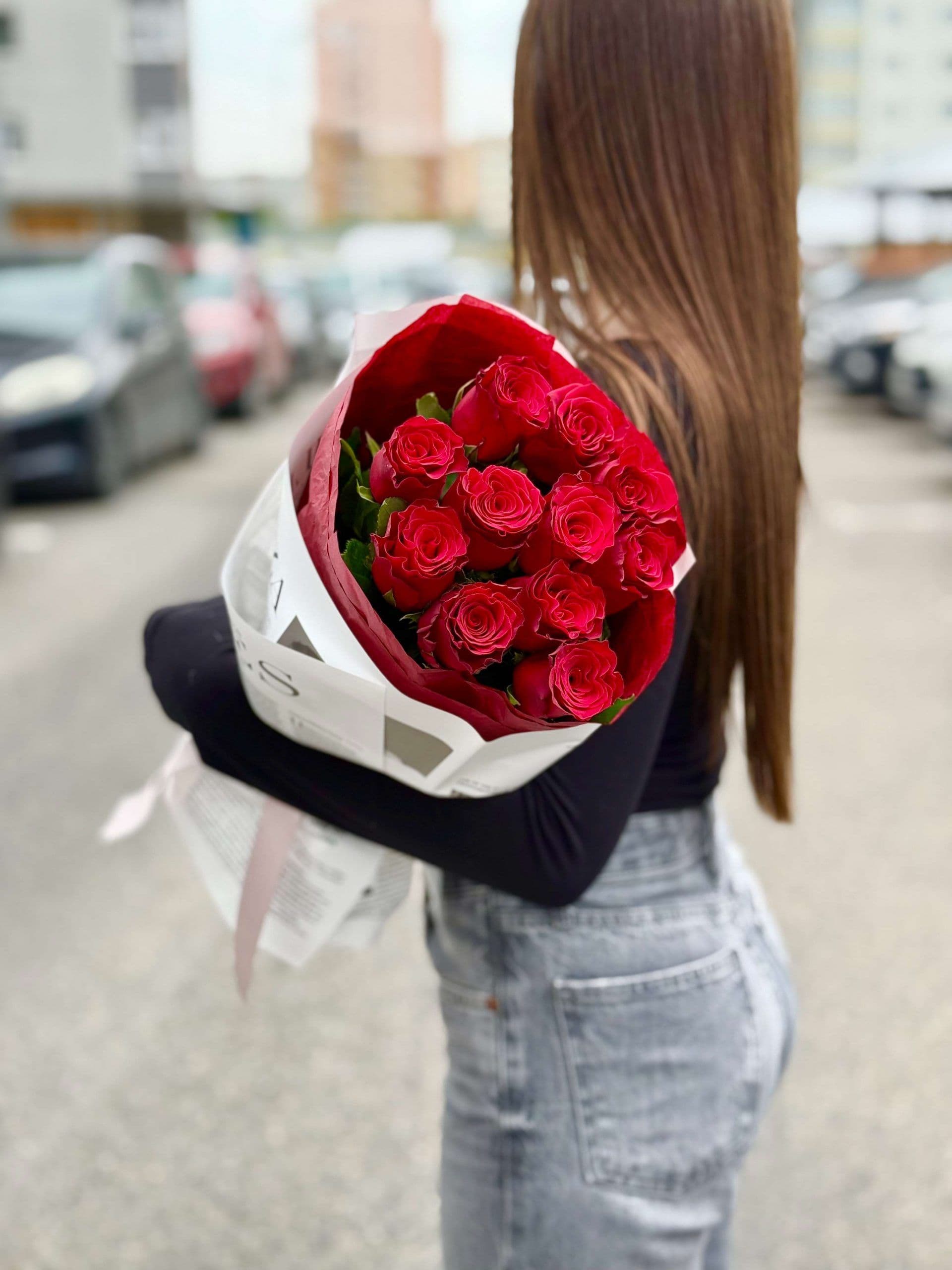 Bouquet of roses "Geneva"