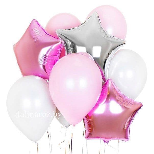 Bunch of latex and foil balloons No. 14 (11 pcs.)