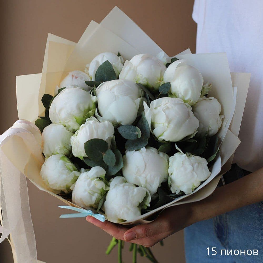 Букет пионов "Лили"