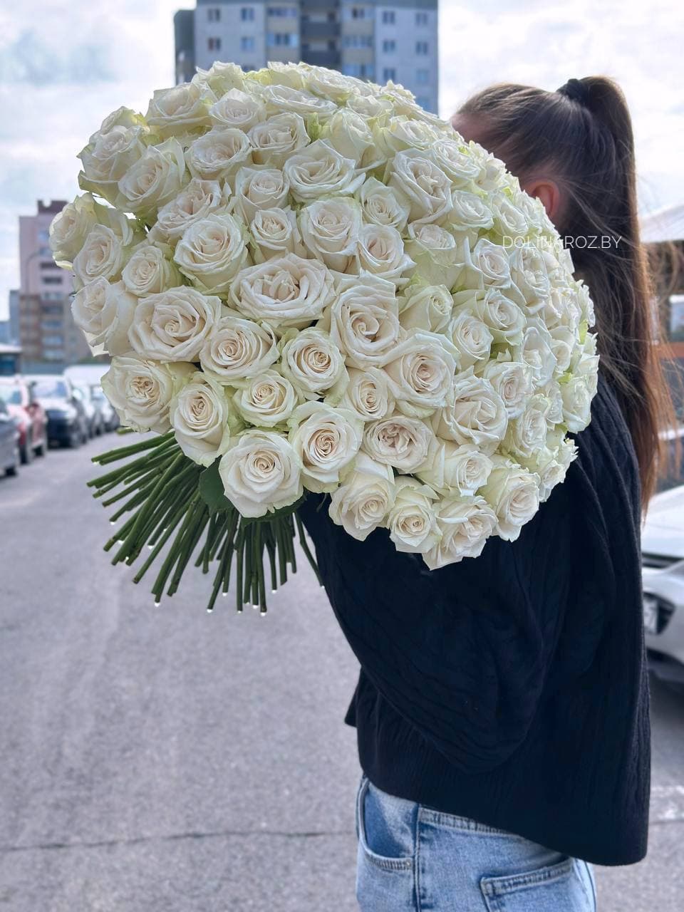 Bouquet of roses "White"