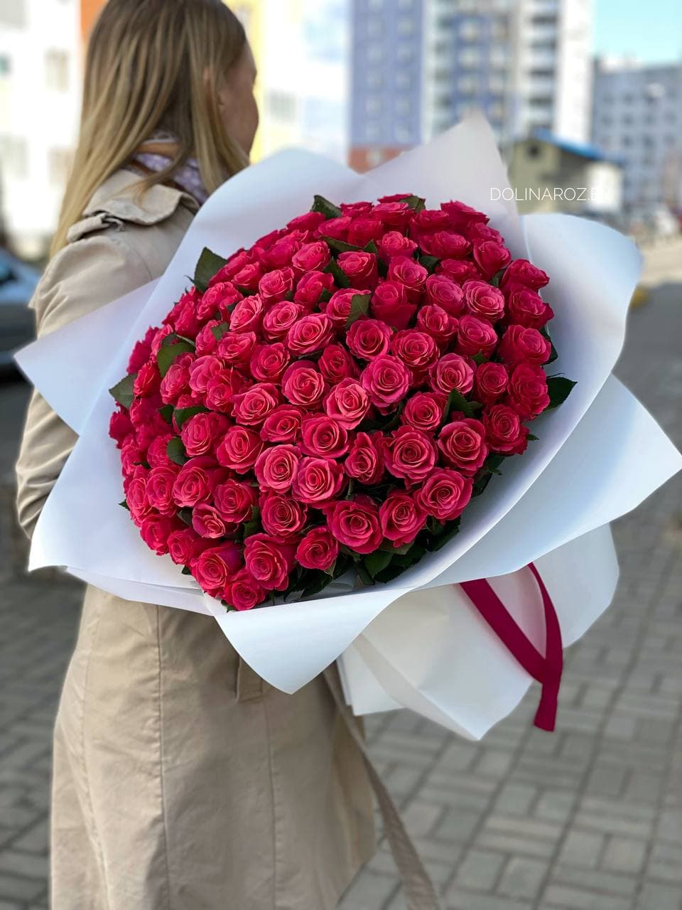 Bouquet of roses "Malibu"