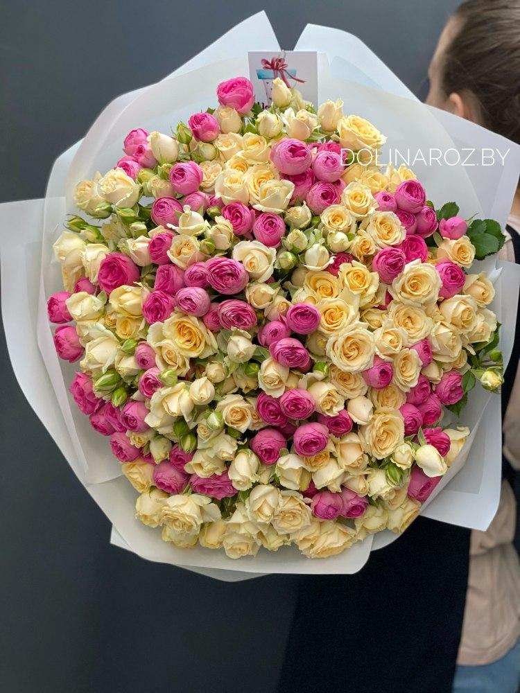 Букет кустовых роз "Латифа"