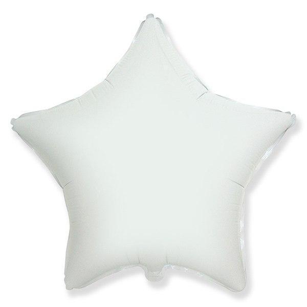 Foil balloon "White Star"
