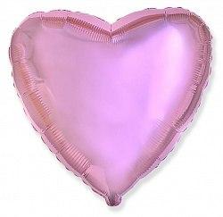 Foil balloon "Paint pink heart"