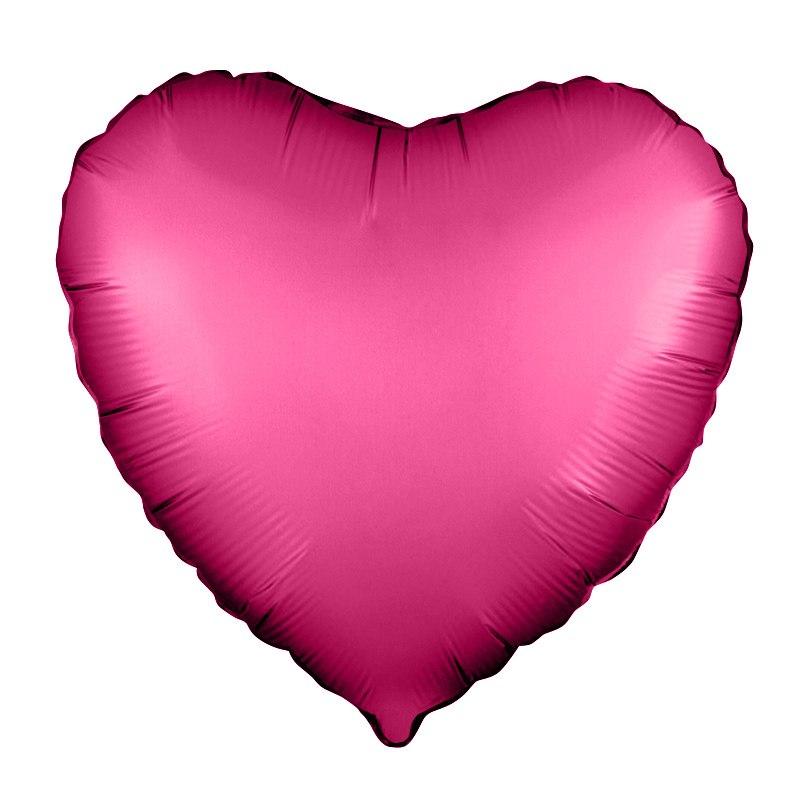 Фольгированный шар "Гранатовое сердце"