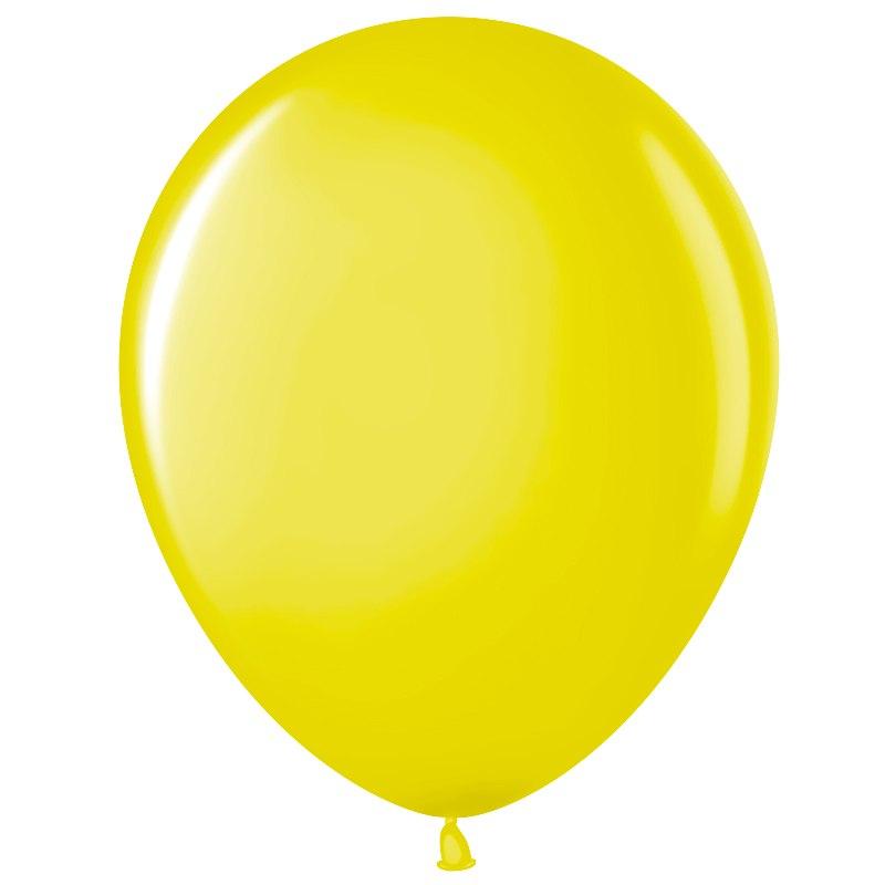 Latex balloon with helium "Yellow"