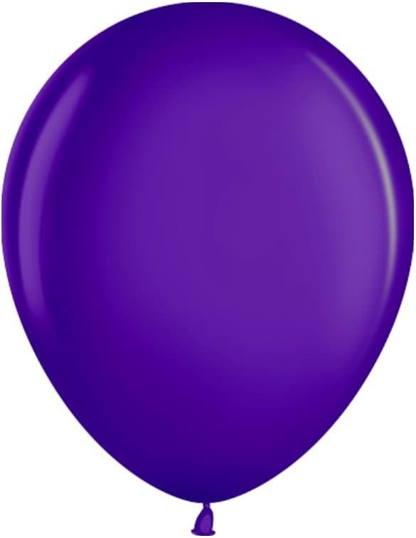 Latex balloon with helium "Purple"
