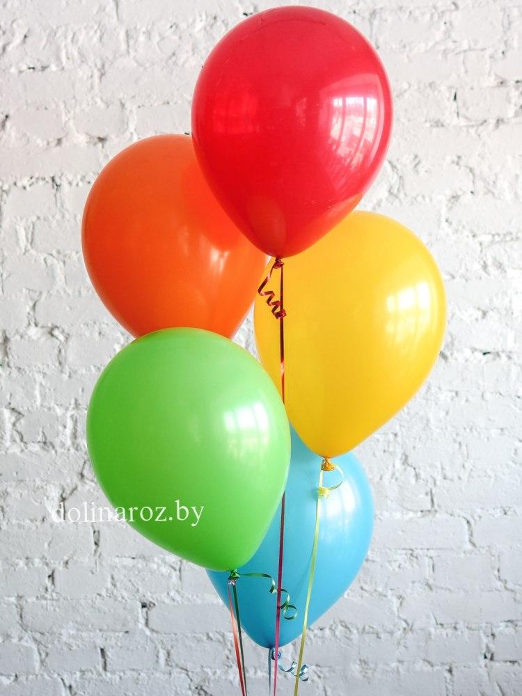 Bunch of latex balloons with helium No. 12 (5 pcs.)