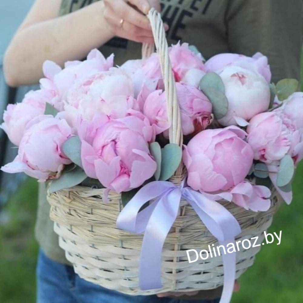 Flower basket "Peony"