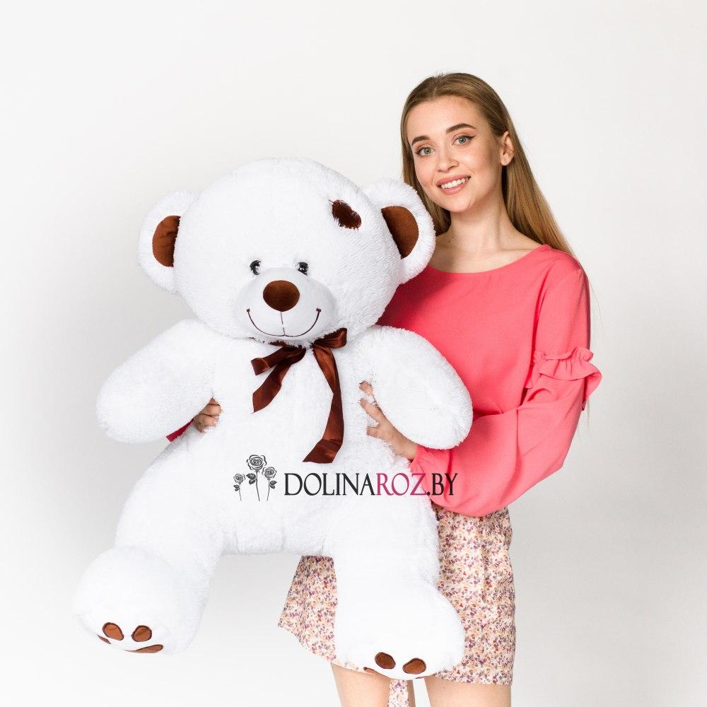 Teddy bear "Tony" white 110 cm