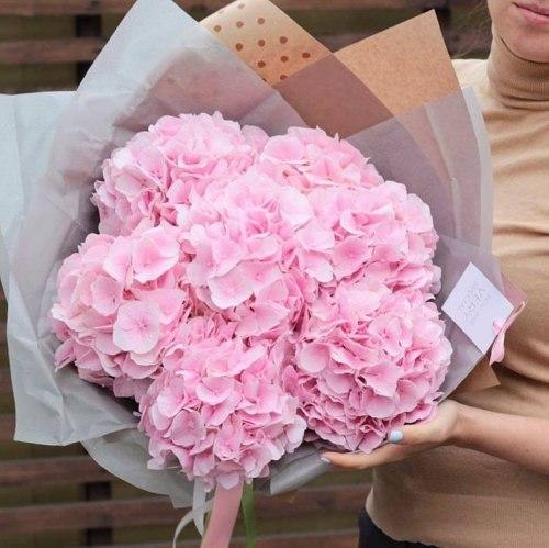 Bouquet of hydrangeas "Pink"