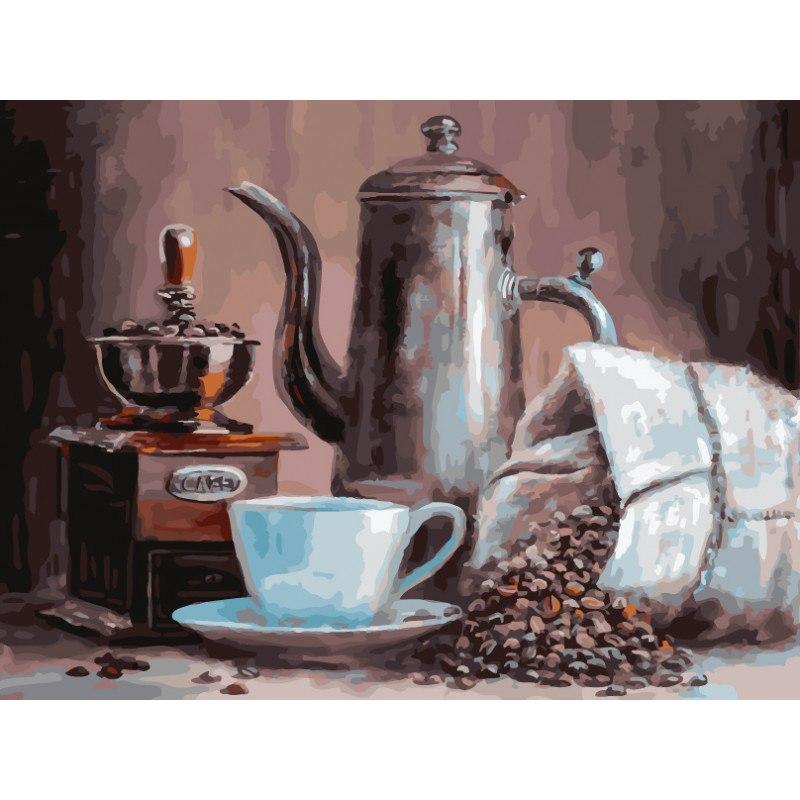 Painting by numbers "Coffee"