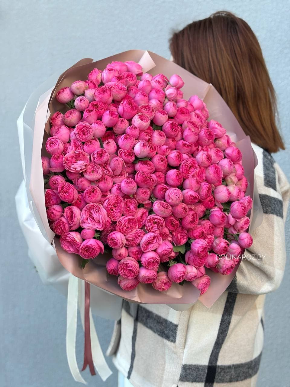 Букет кустовых роз "Пионовидное облако"