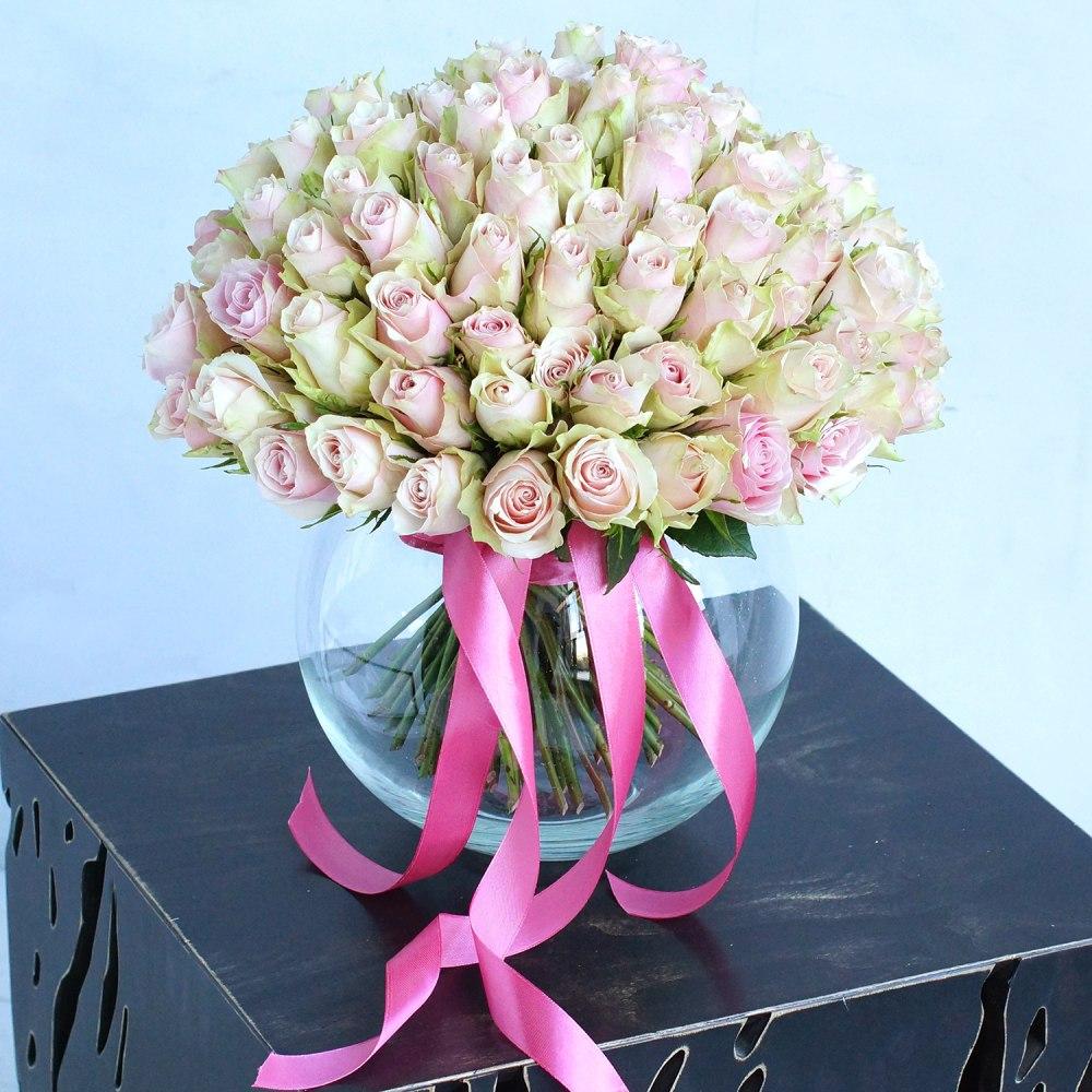 Bouquet of roses "101 Pink Athena"