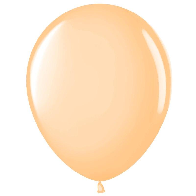 Latex balloon with helium "Peach"