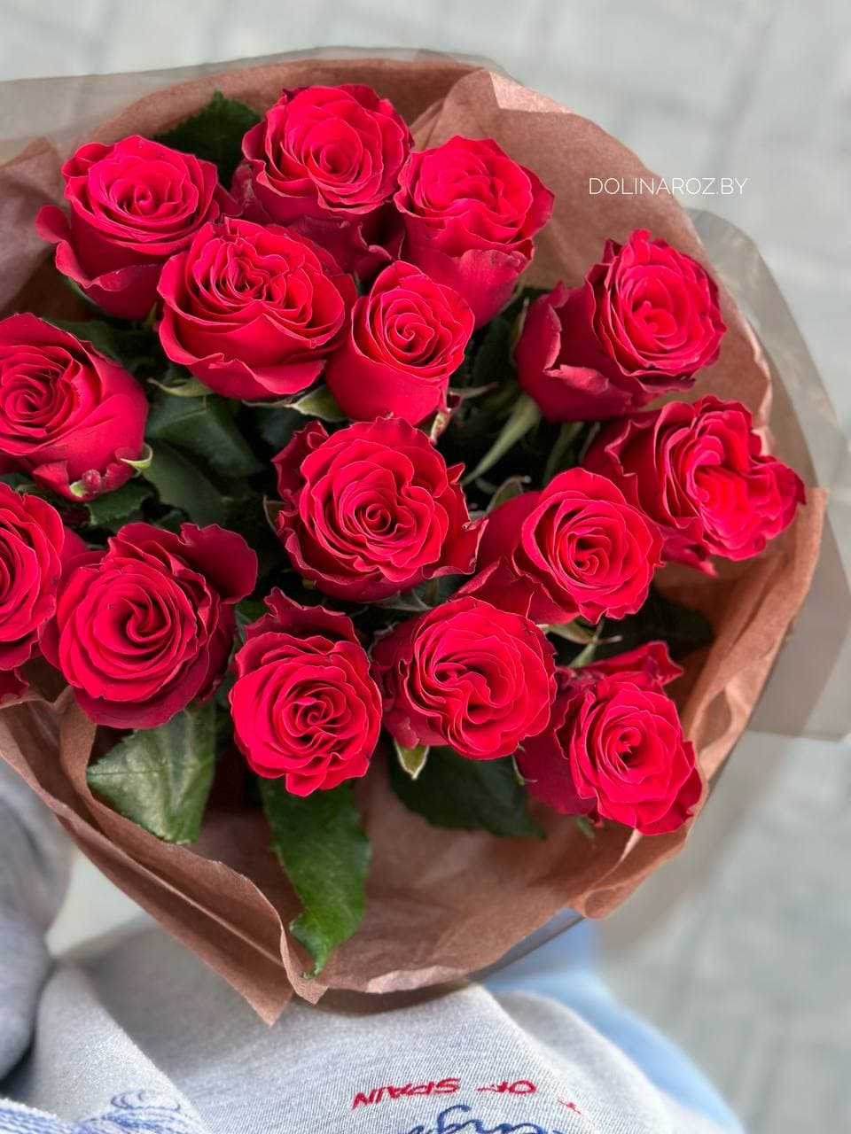 Bouquet of roses "Velvet"